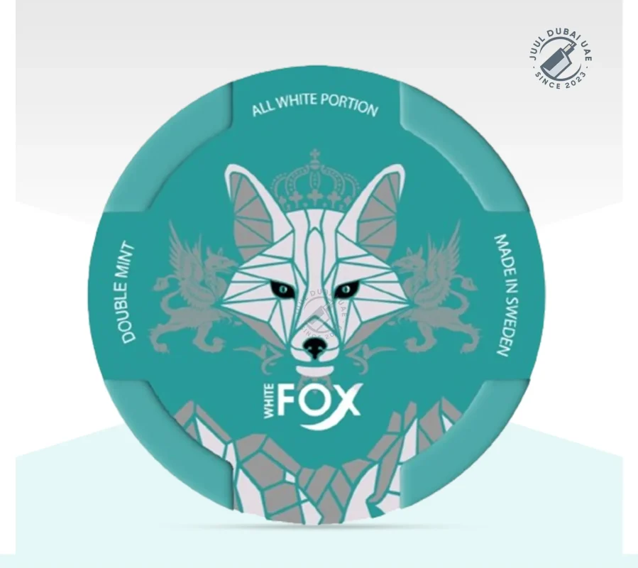 Best White Fox Nicotine Pouch Flavors in UAE 2 White Fox Double Mint 18 mg in Dubai across the UAE
