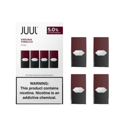 Buy JUUL Virginia Tobacco pods 5% nicotine, 4-pack in UAE with same-day delivery
