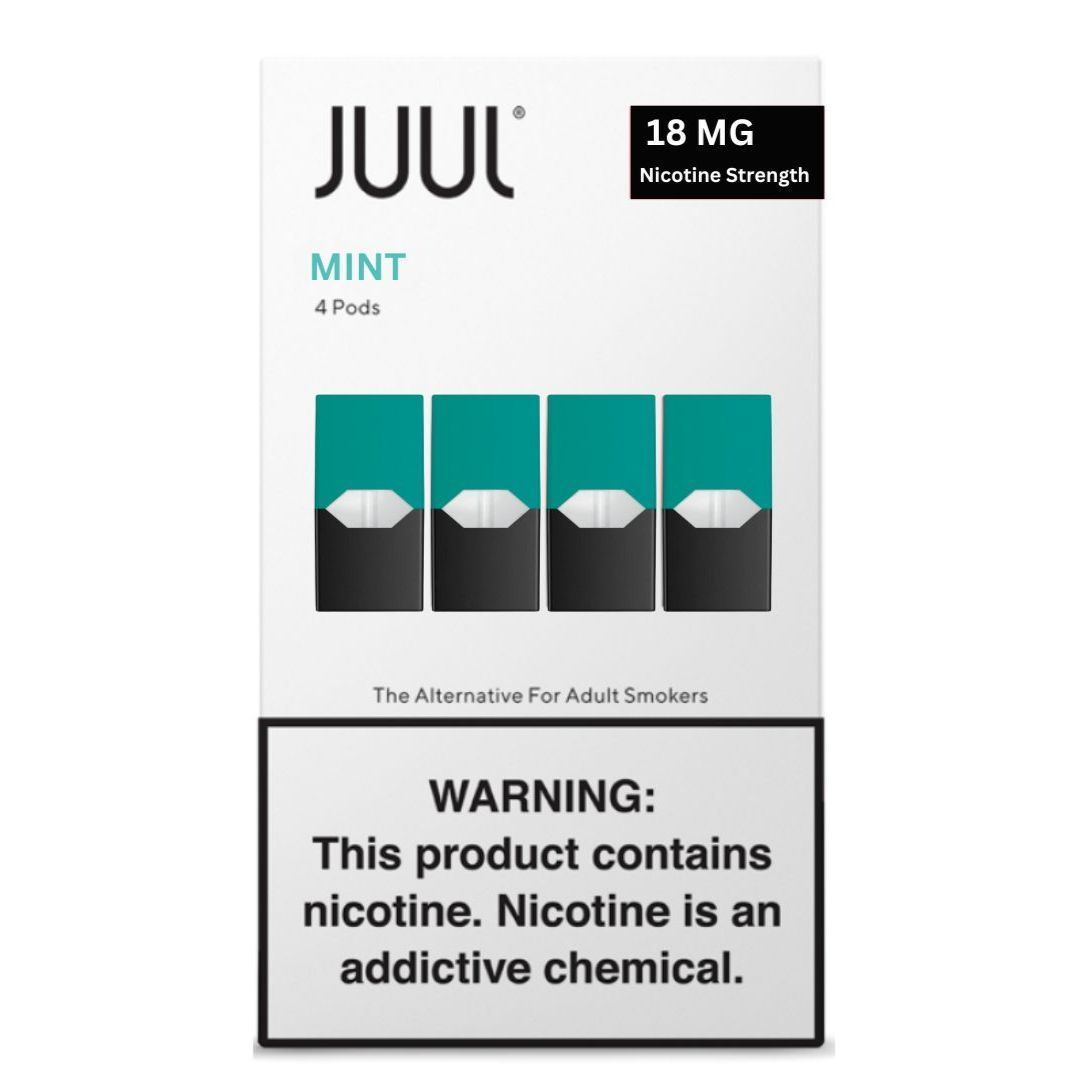 JUUL Mint Pods 18 MG 1 Buy JUUL Mint pods 18mg nicotine, 4-pack in Dubai vape