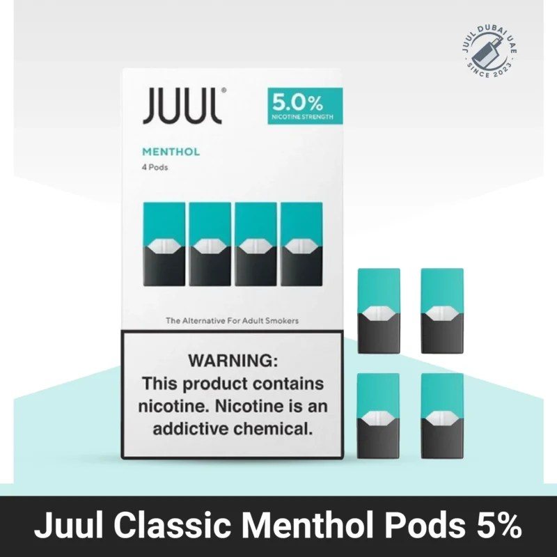 JUUL Pods Menthol 5% delivery in dubai UAE