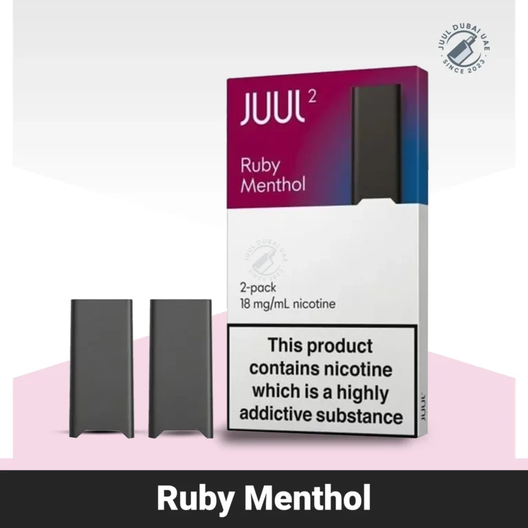Buy Ruby Menthol Juul 2 Pods Now available In UAE
