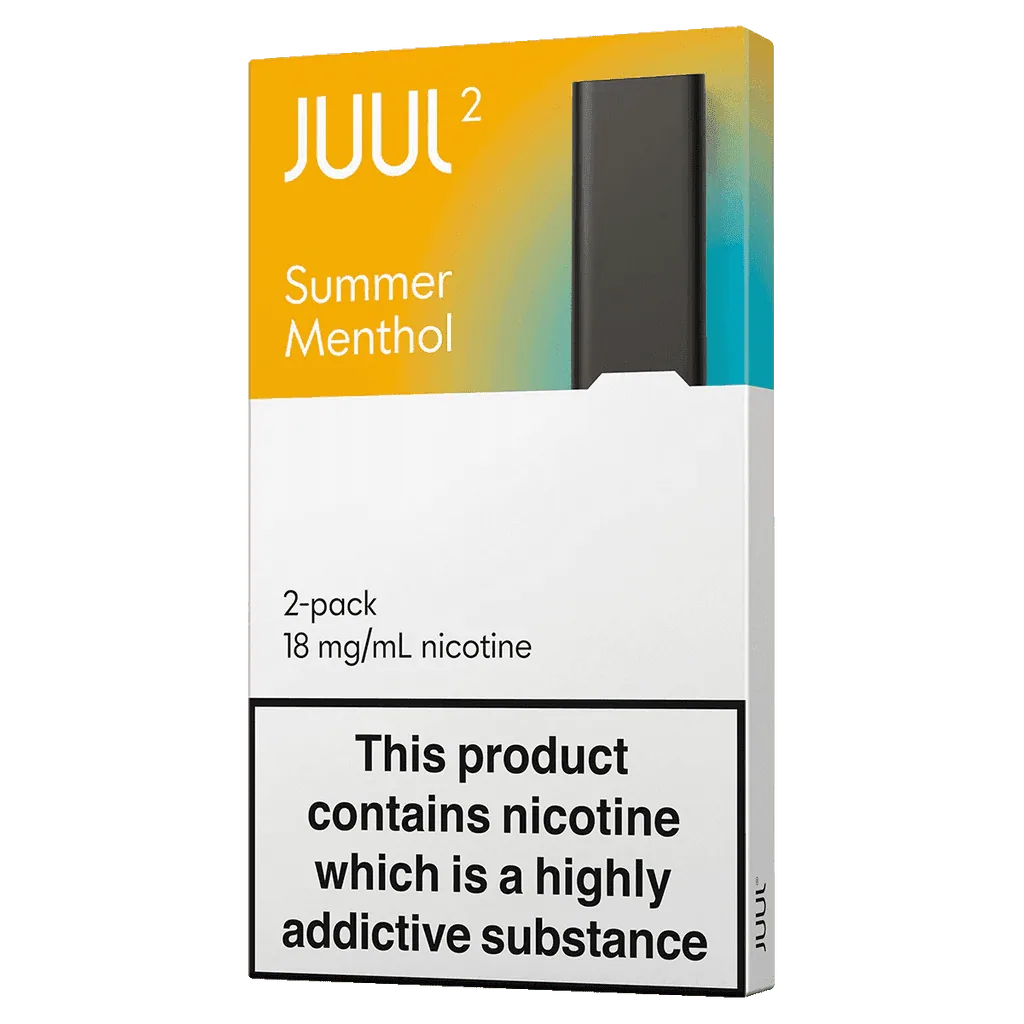 Summer Menthol JUUL 2 Pods now available for juul Devices in UAE