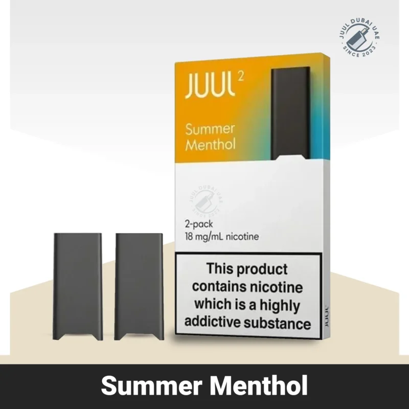 Summer Menthol JUUL 2 Pods now availalbe in UAE