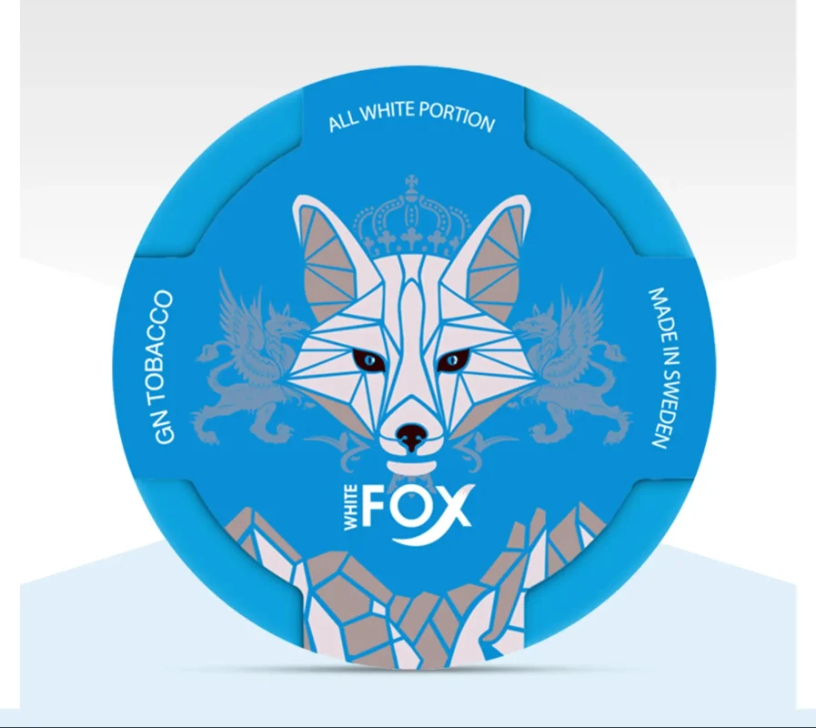 Best White Fox Nicotine Pouch Flavors in UAE 4 White Fox Tobacco pod with 16mg nicotine strength, offering a smooth and rich tobacco vaping experience in Dubai
