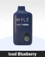 Myle Meta Iced Blueberry 9000 Puffs Disposable 50Mg in Dubai