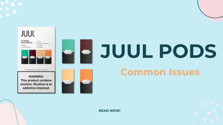 5 common JUUL pod errors and simple solutions to fix them for uninterrupted vaping
