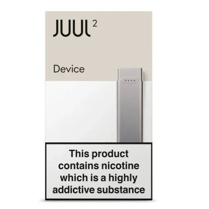 Home page 18 JUUL 2 Slate Grey metallic finish vape device for adult smokers.