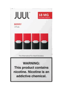 JUUL Berry Pods 18MG 4PcPack now available in UAE
