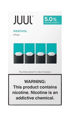 JUUL Pods Menthol 5% 4pc pack now available in UAE