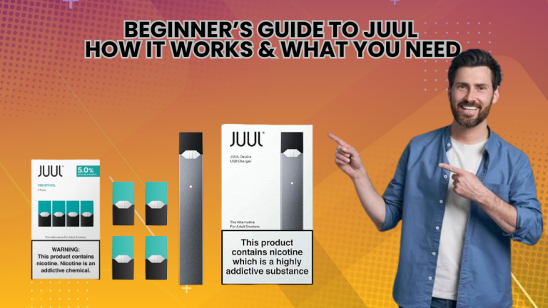 Beginner’s guide explaining how JUUL works and what you need to start vaping, including device setup and pod selection