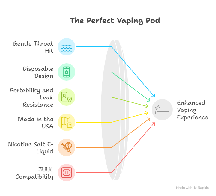 JUUL Pods Menthol Review: Flavor, Smoothness & Throat Hit 3 Benefits of JUUL Menthol Pods visual selection