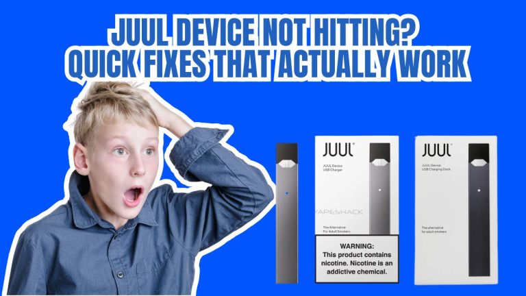 JUUL Stops Hitting? Easy Solutions for UAE Vape Users