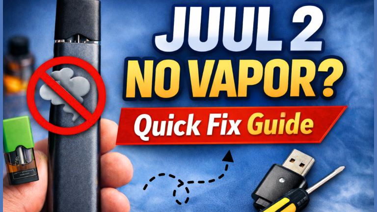 How to Fix No Vapor Problem in JUUL 2 Quickly and Easily
