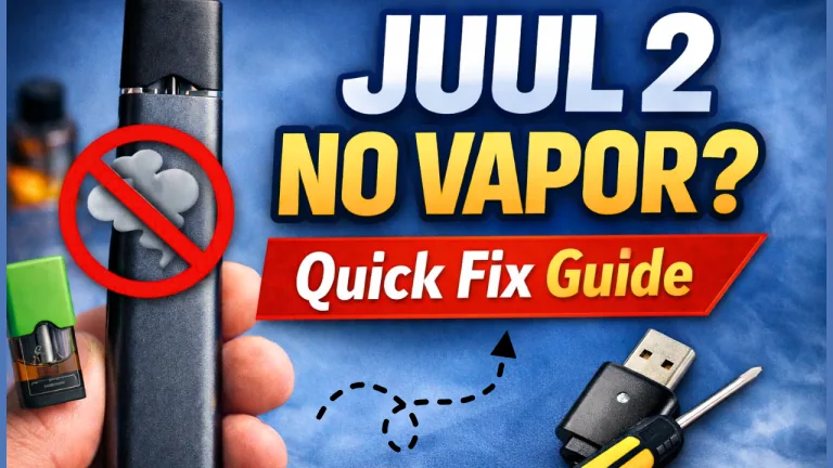 How to Fix No Vapor Problem in JUUL 2 Quickly and Easily