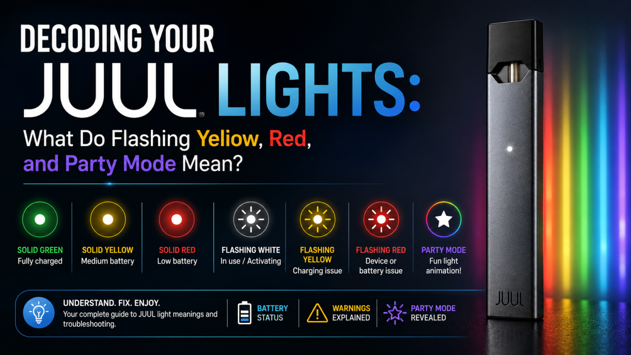 JUUL Light Meanings Explained