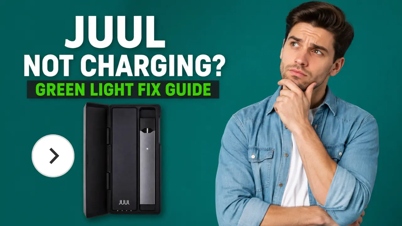 JUUL Not Charging Green Light Fix Guide for UAE Vapers