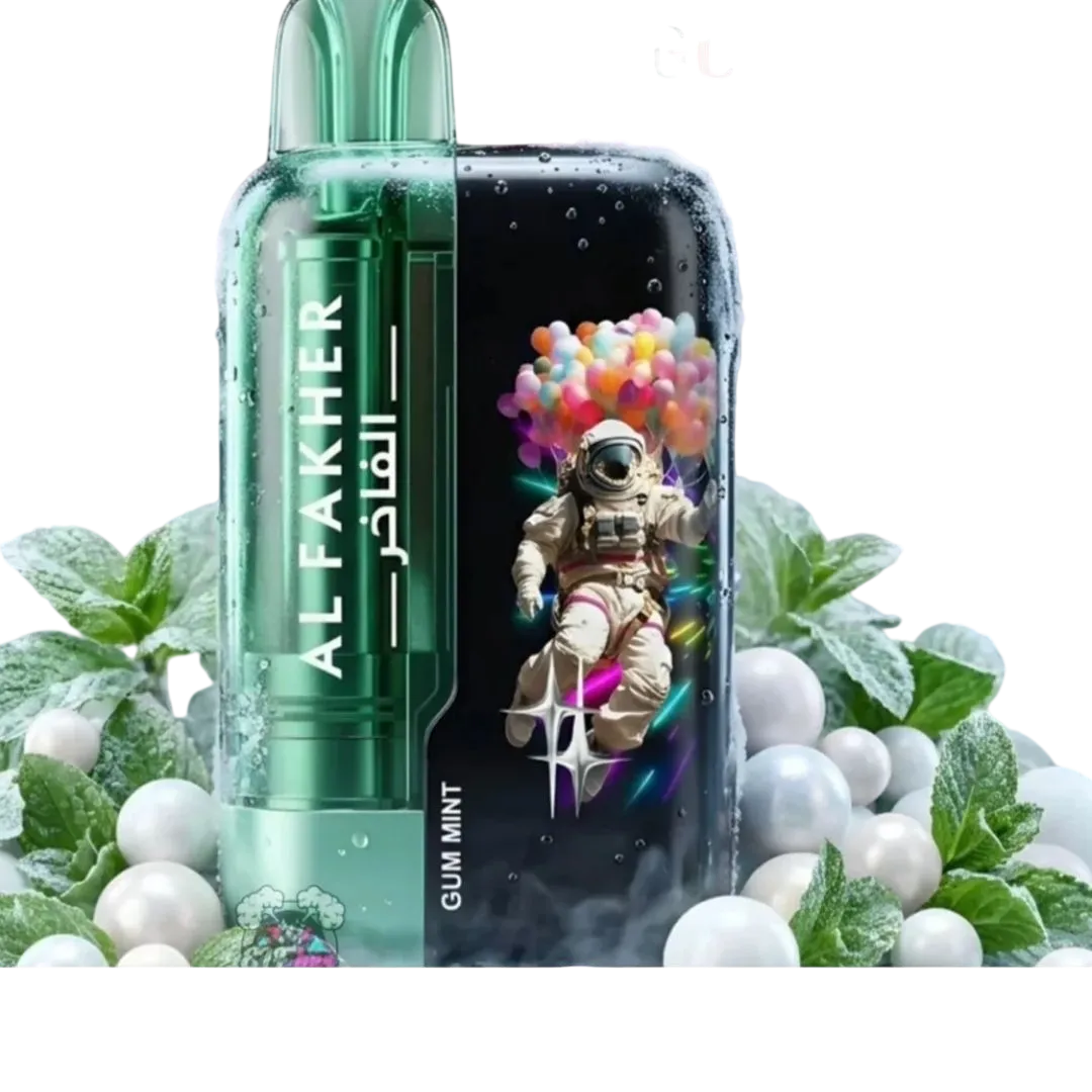 Al Fakher Crown Bar Ultra 40000 Puffs Disposable Vape 5 Al Fakher Ultra 40000 Puffs Gum Mint Flavor in Dubai