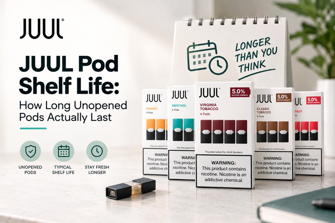 JUUL Pod Shelf Life: How Long Unopened Pods Actually Last