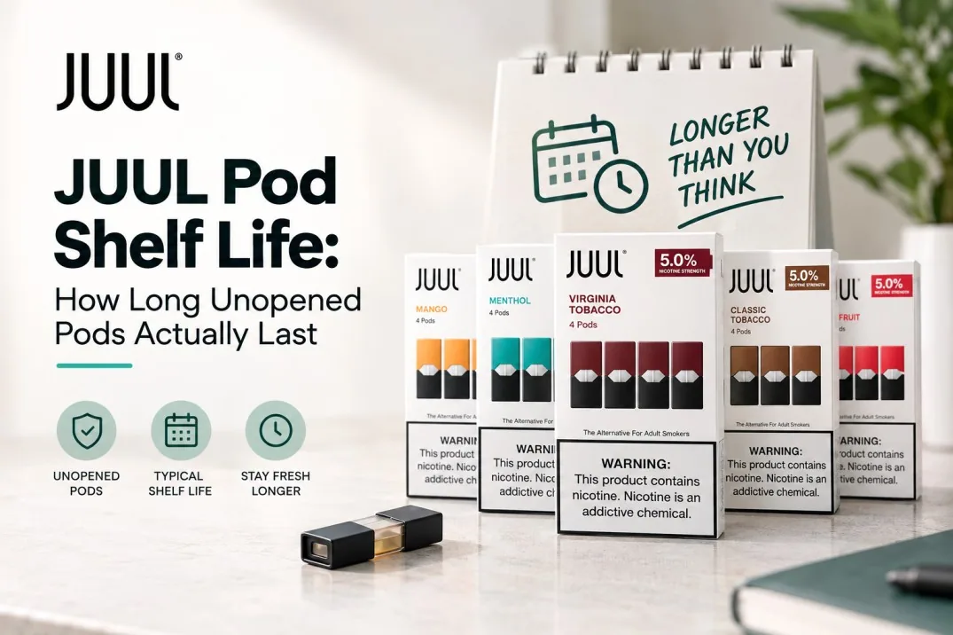 JUUL Pod Shelf Life: How Long Unopened Pods Actually Last