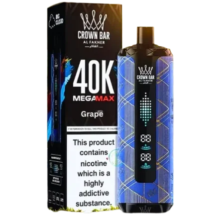 Al Fakher Crown Bar Mega Max 40000 Puffs Watermelon Pineapple 6 Buy Al Fakher Crown Bar Grape Mega Max 40000 Puffs in Dubai