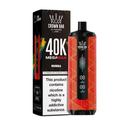 Al Fakher Crown Bar Mega Max 40000 Puffs Watermelon Pineapple 4 Al Fakher Crown Bar Hubba Mega Max 40000 Puffs