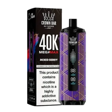 Al Fakher Crown Bar Mega Max 40000 Puffs Mixed Berry