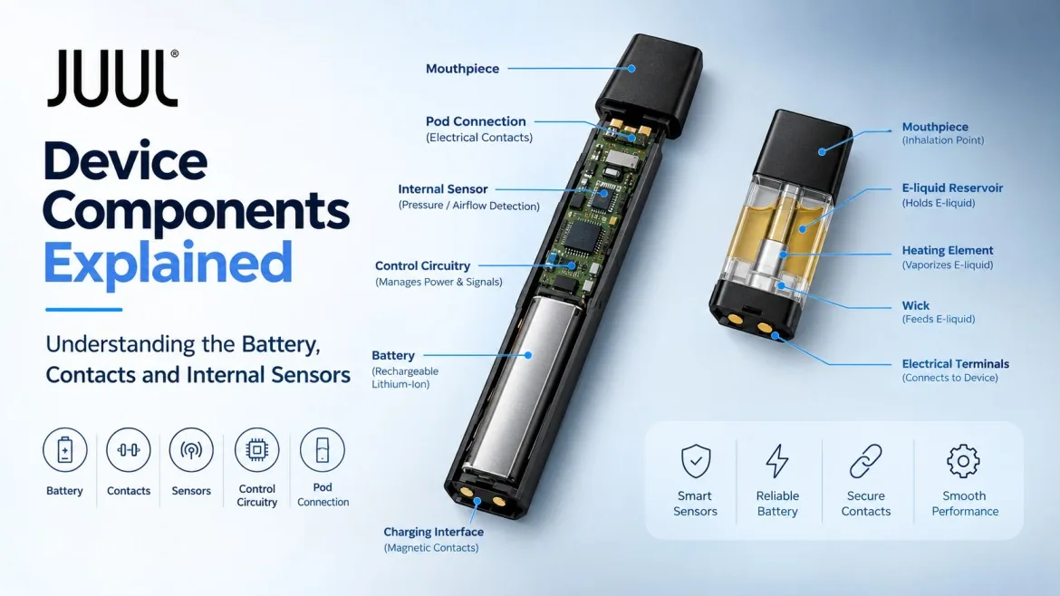 JUUL Device Parts Explained: How the Battery, Sensor and Contacts Work
