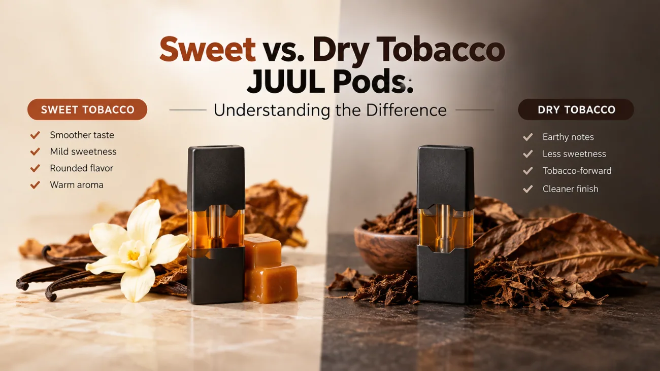 JUUL Tobacco Pod Flavours Explained: Sweet vs Dry Profiles UAE