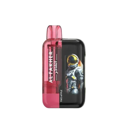 Al Fakher Ultra 40000 Puffs Cherry Fiesta 3 Al Fakher Ultra 40000 Puffs Two Apple disposable vape front view available across the UAE