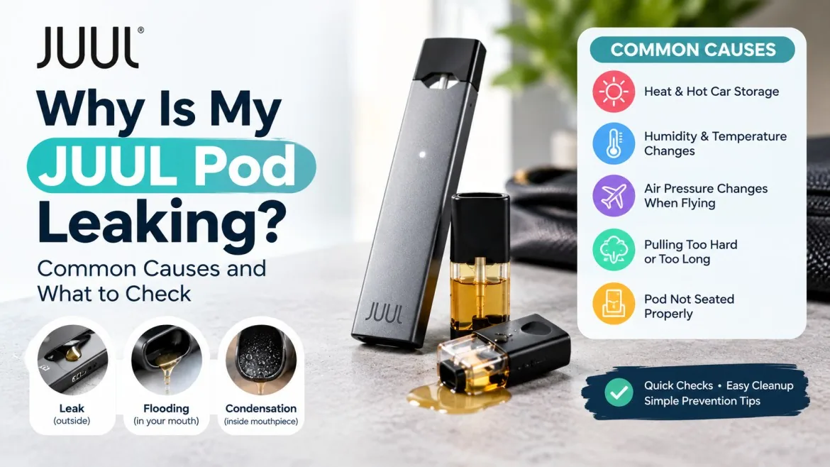 Why Is My JUUL Pod Leaking Common Causes and What to Check